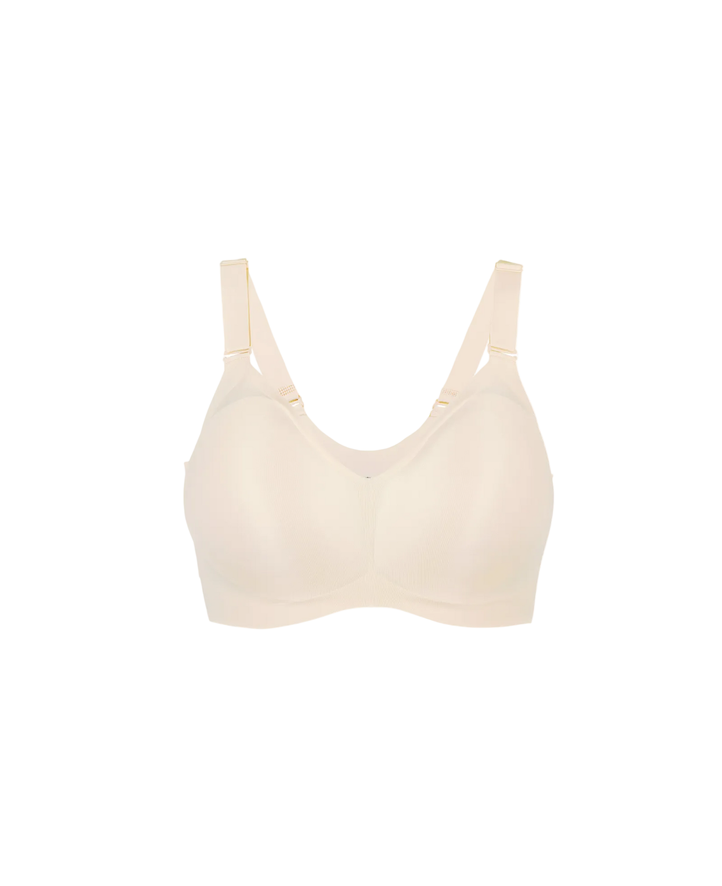 The Fit Bra - Wireless Seamless Push Up Bra Front View Nude